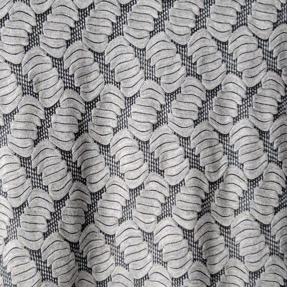 Black Pepper Texture Pattern Long Sleeve Top Size 10 US - Picture 6 of 7